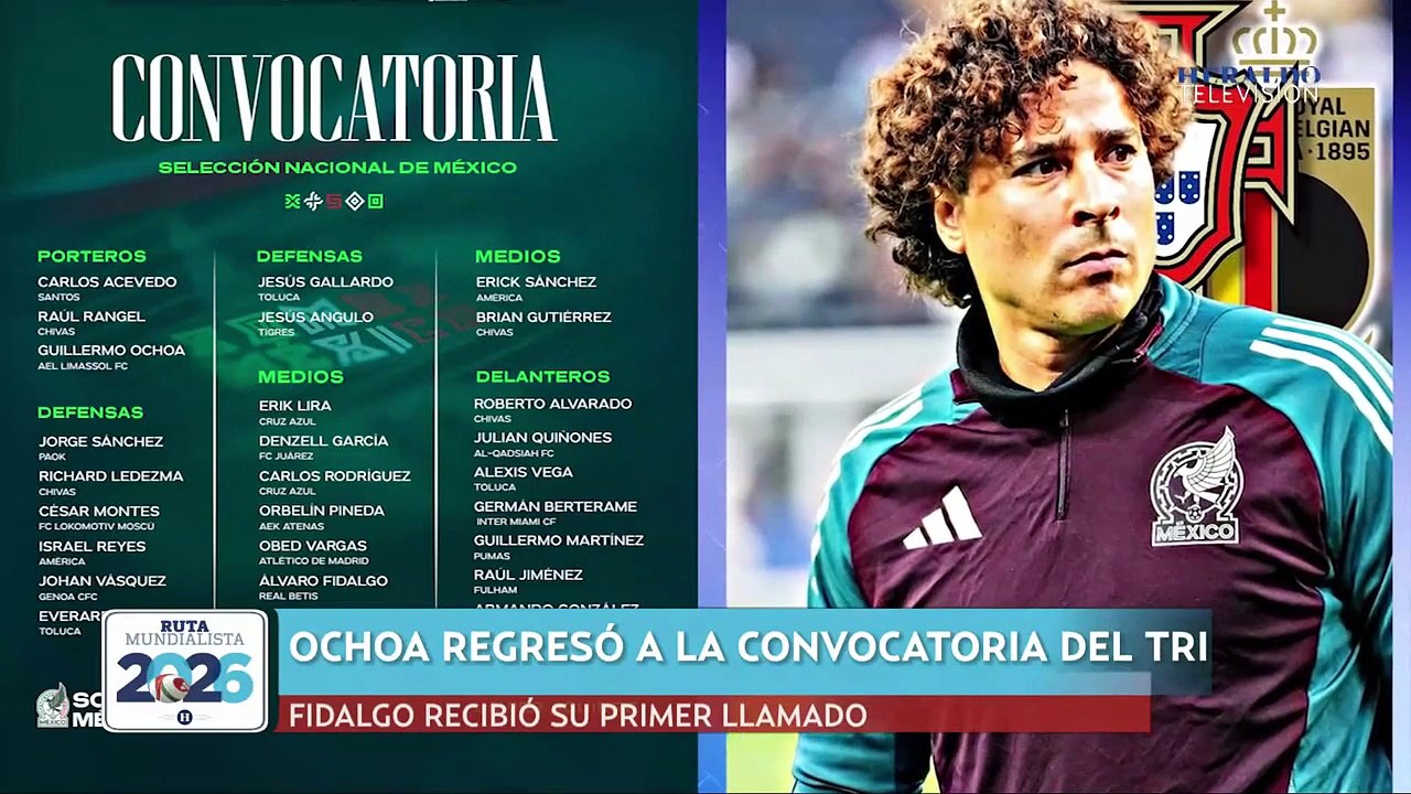 ¡Sin CR7! Estos son los convocados de México y Portugal para la inauguración del Estadio Azteca