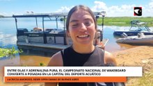 Entre olas y adrenalina, el Nacional de Wakeboard convierte a Posadas en capital acuática