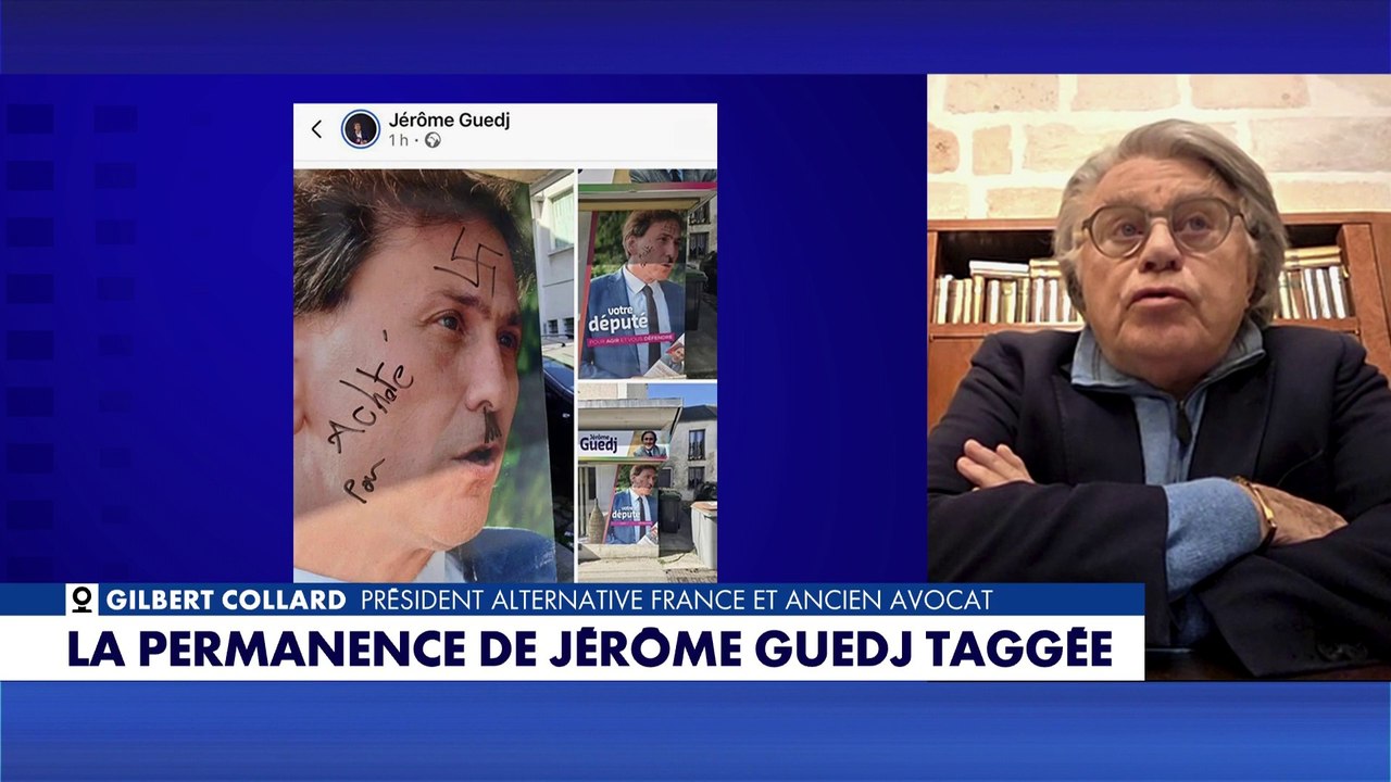 Gilbert Collard : «Des mots qui puent l'antisémitisme»