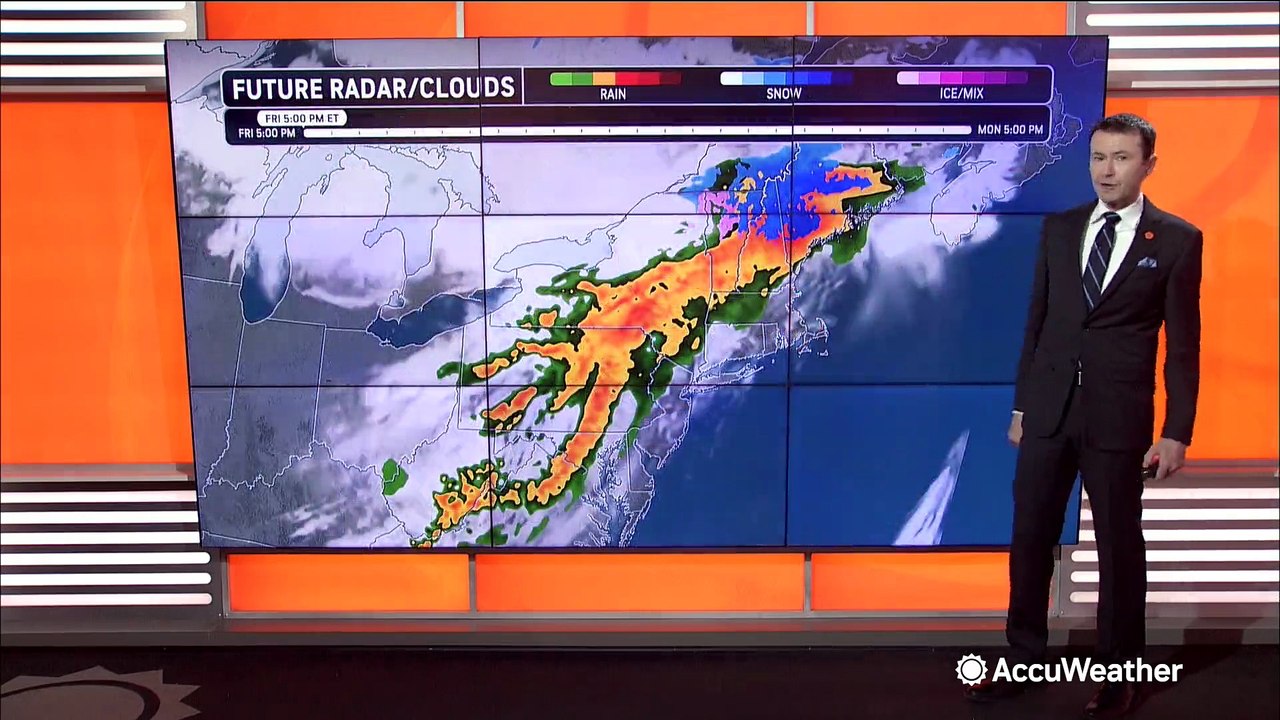 Wet weather returns to the Northeast