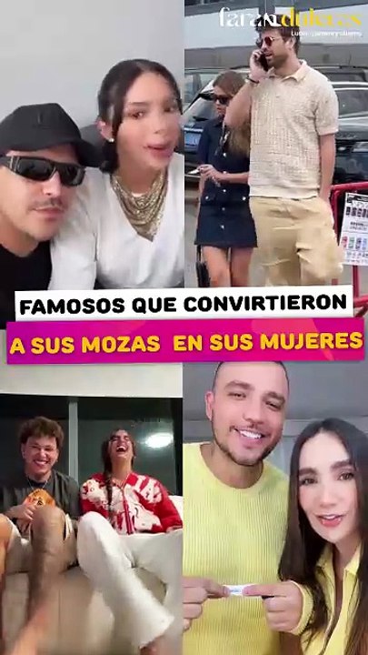 Famosos que convirtieron a sus mozas a sus mujeres