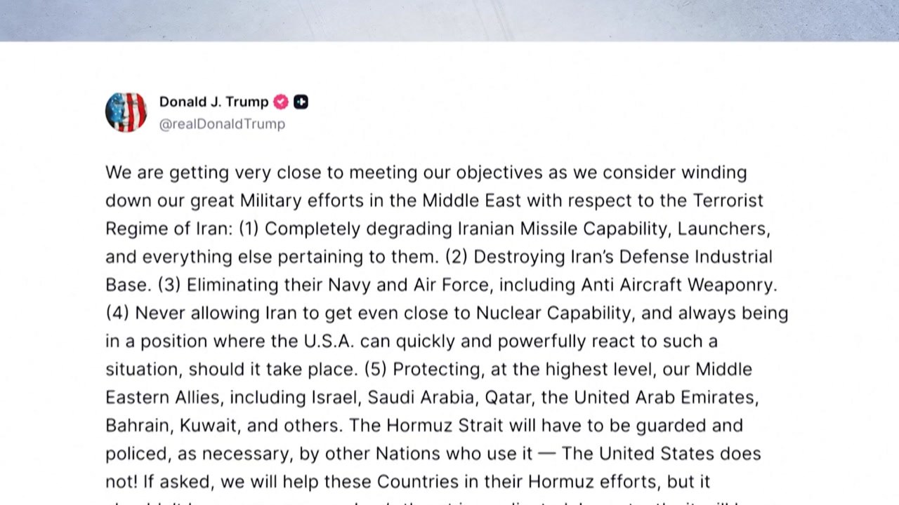 트럼프 "이란 관련 중동 군사작전 점진적 축소 검토" / YTN