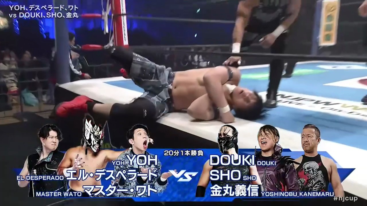 YOH, El Desperado & Master Wato vs HOUSE OF TORTURE (DOUKI, SHO & Yoshinobu Kanemaru): NJPW New Japan Cup 2026 Day 11 (3/20/2026)