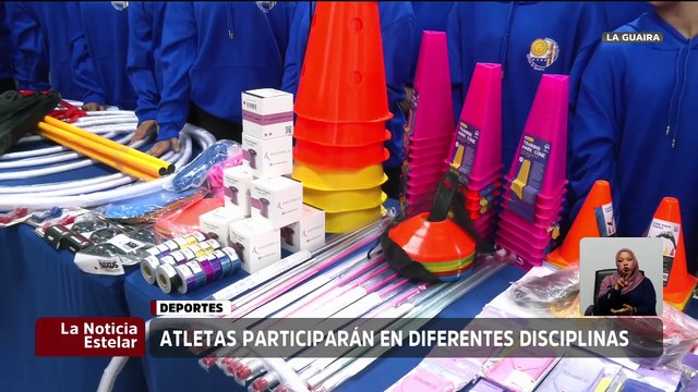 La Guaira | Entregan dotación a los atletas que participarán en los Juegos Deportivos Nacionales 2026