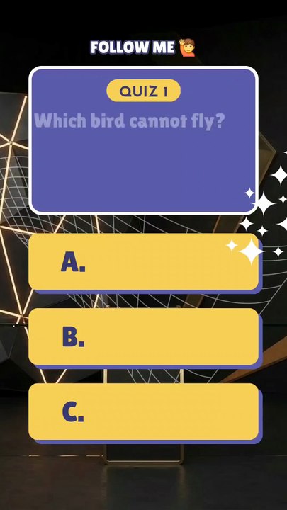 Which bird cannot fly? #quiz