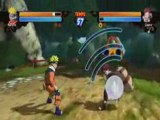 Naruto Rise of a Ninja - Gameplay - Naruto VS Gaara Xbox360