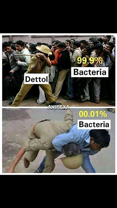 Dettol vs Bacteria 00.01 [Anime Funny Memes | Funny Scenes]#dettolad#funnymeme#animememes#animeshort