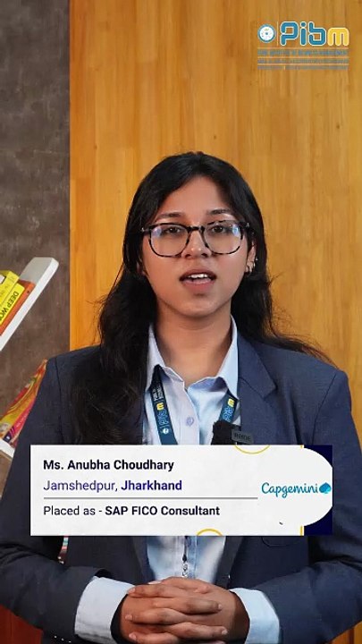 PIBM to Capgemini | MBA & PGDM Placements | Anubha Choudhary: Batch 2024–26