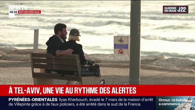 Guerre au Moyen-Orient: à Tel Aviv, une vie au rythme des alertes aux missiles