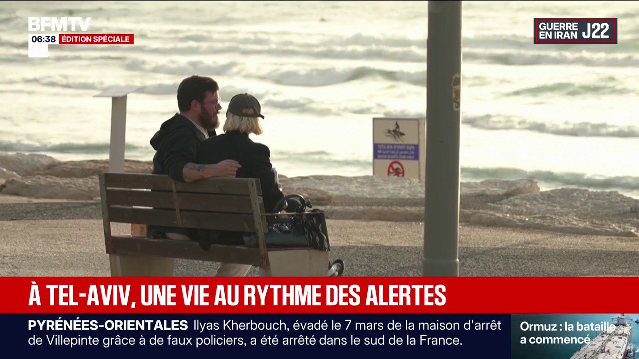 Guerre au Moyen-Orient: à Tel Aviv, une vie au rythme des alertes aux missiles