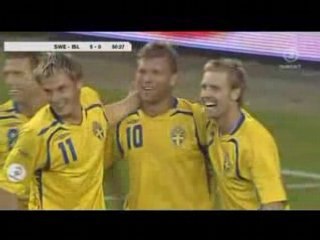 But comique de la Suède contre l'Islande