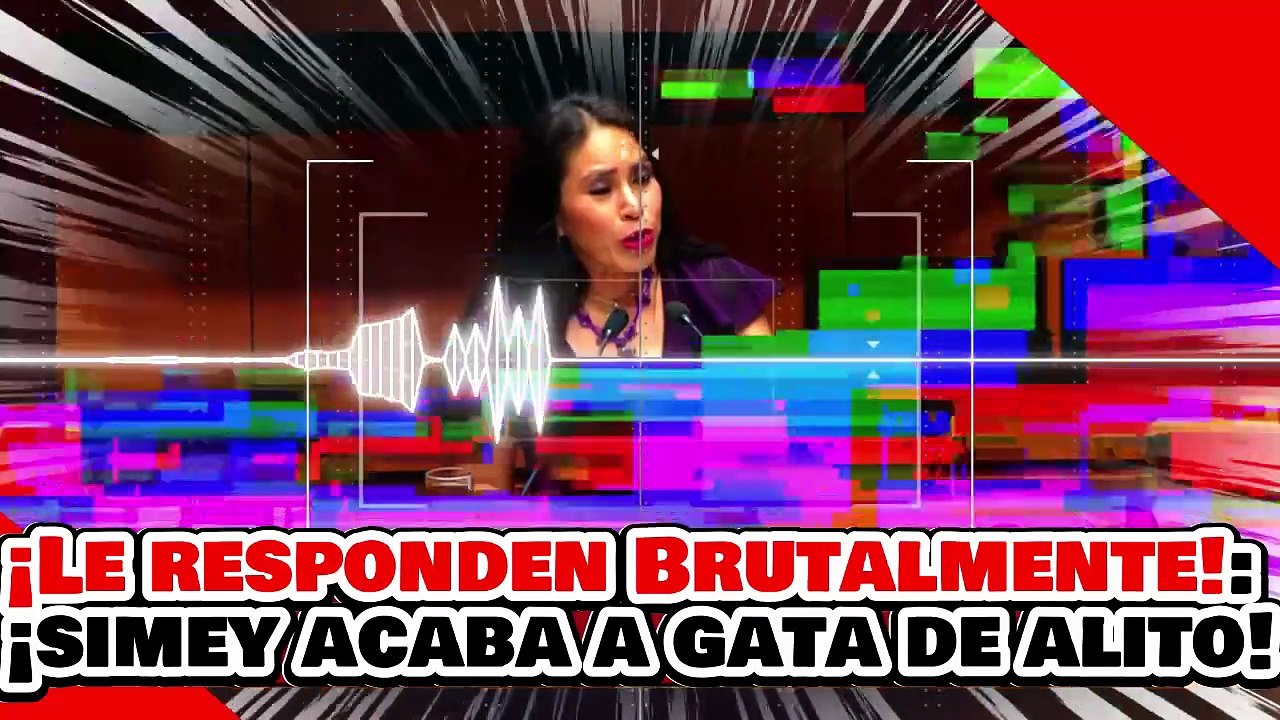 🔥🚨¡LE RESPONDEN CON TODO! ¡SIMEY OLVERA DESMONTA el NARKO-DISCURSO del ALITO y su GATA!