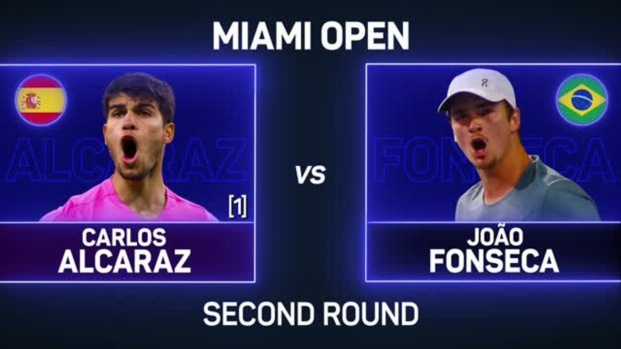 Alcaraz sees off spirited Fonseca to advance to round three
