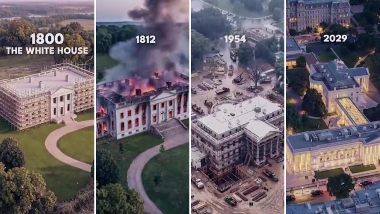 Come sarà la sala da ballo della Casa Bianca: il video generato con l'AI anticipa l'inaugurazione del 2029