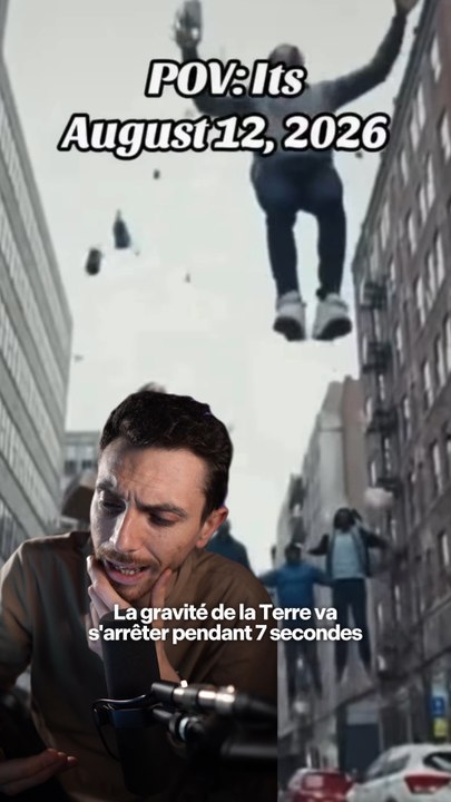 Non, vous n’allez pas flotter dans les airs le 12 août 2026