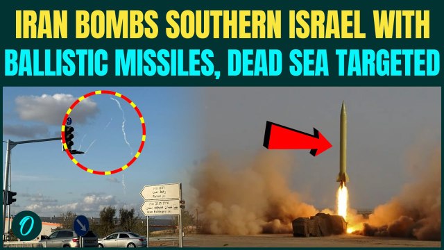 Iron Dome FOOLED? Iran ATTACKS Southern Israel With Ballistic Missiles, Dead Sea, Negev Targeted