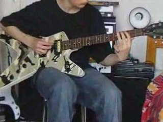 Demo Anthony  guitare solo du groupe Chaos Heavy