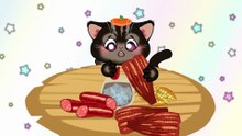 The Cutest Snack Time: Adorable Cartoon Cats! 🐾🐟 | Wholesome 2D Animation