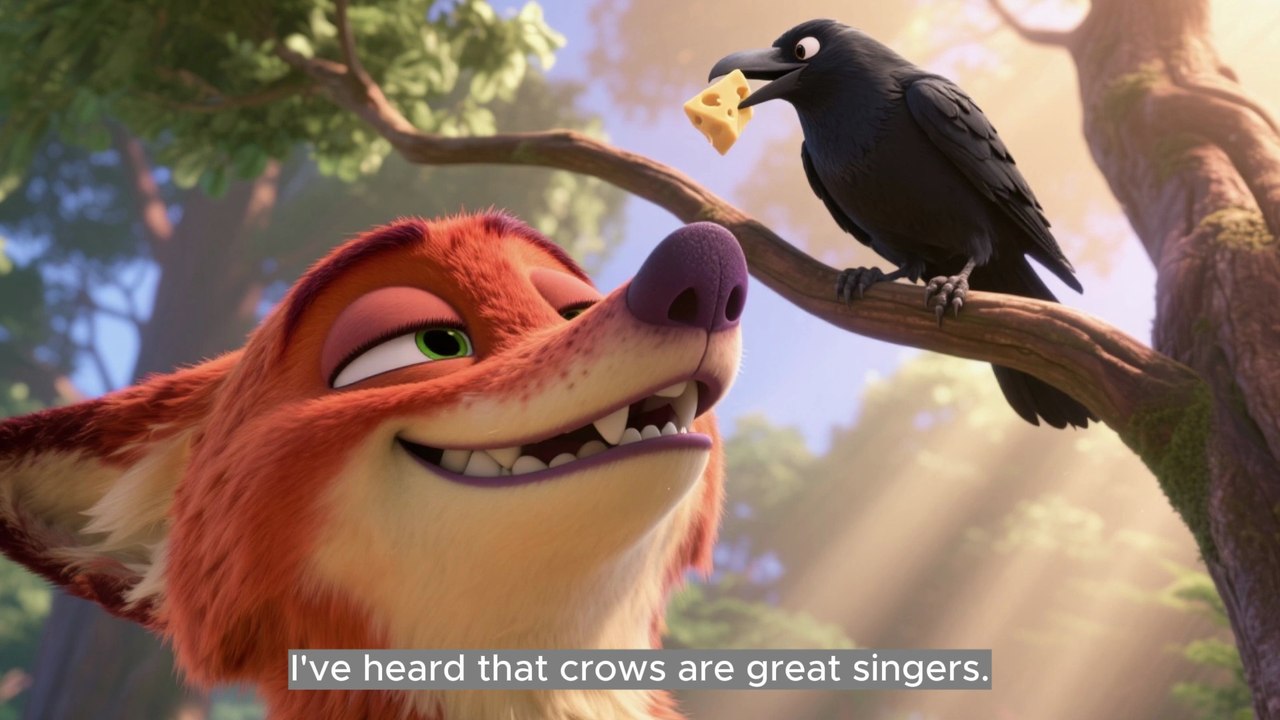 The Fox and the Crow | Aesop's Fables | Bedtime Stories for Kids | Fabulous Fables