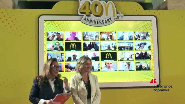 Imprese: McDonald’s celebra i 40 anni in Italia nel suo primo ristorante