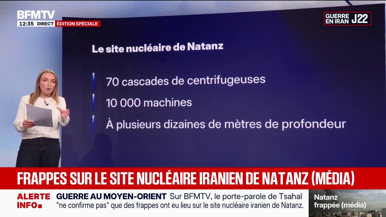 Guerre au Moyen-Orient: ce que l'on sait sur le site nucléaire iranien de Natanz