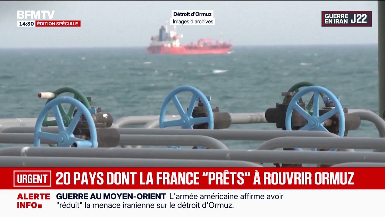 Guerre au Moyen-Orient: une vingtaine de pays, dont la France, "prêts à contribuer aux efforts" nécessaires pour la réouverture du détroit d'Ormuz