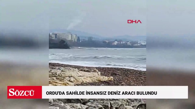Ordu'da sahilde insansız deniz aracı bulundu