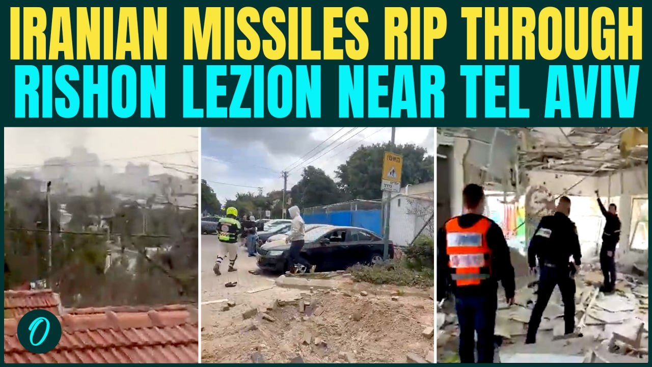 Iran POUNDS Israeli City Rishon Lezion In 70th Wave Of Strikes | Israeli Iron Dome Fails On CAM