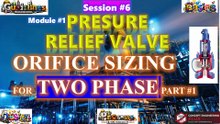 L08- Orifice Sizing for Two Phase flow in Pressure relief valve - Part #1 | Omega Method | Homogenous Equilibrium Method |