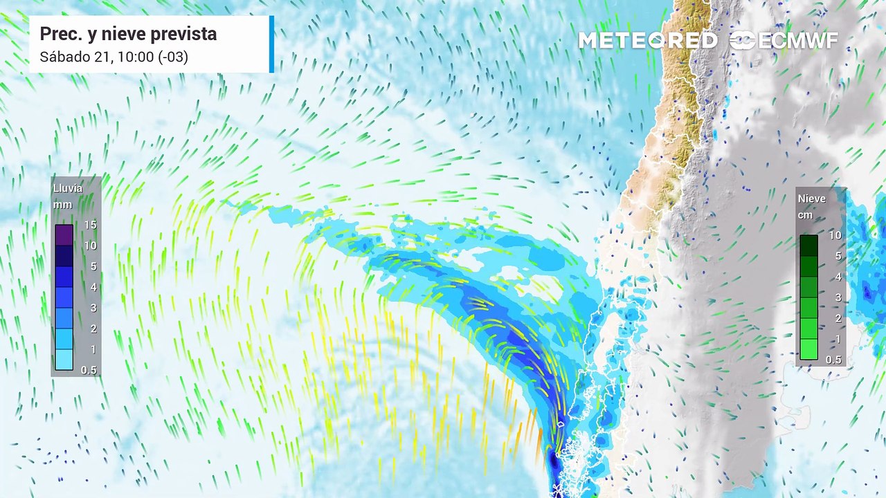 Lluvias vuelven a Santiago y Valparaíso este domingo