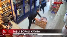 Afyonkarahisar'da tekel bayisinde taşlı sopalı kavga