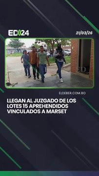 Llegan al juzgado de Los Lotes 15 aprehendidos vinculados a Marset