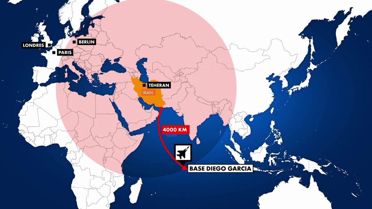 L'Iran a tenté de frapper la base de Diego Garcia