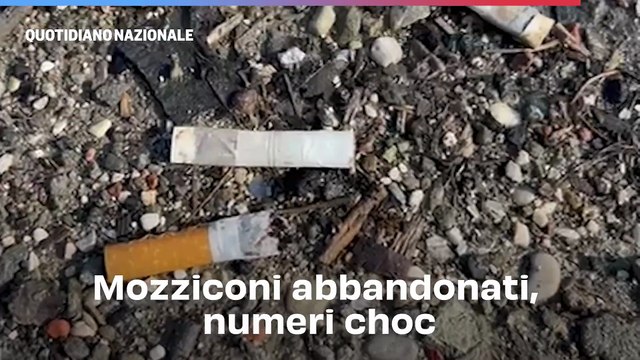 Mozziconi abbandonati, numeri choc