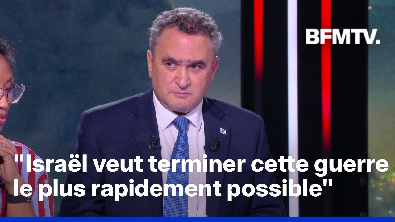 Guerre en Iran: entretien avec Joshua Zarka, ambassadeur d'Israël en France