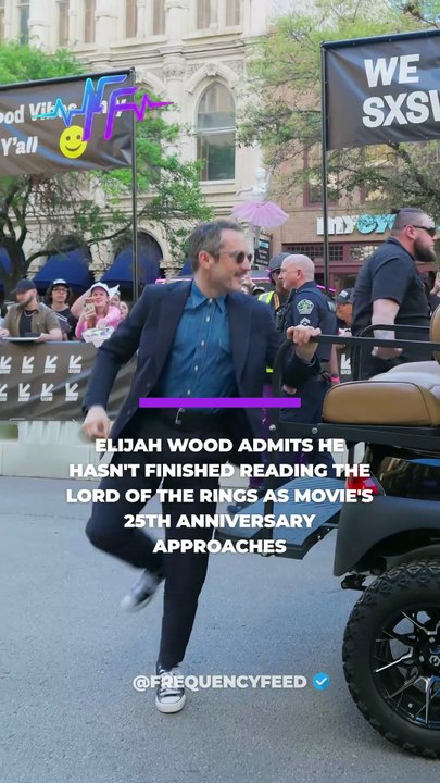 Elijah Wood Admits He Hasn't Finished Reading The Lord of the Rings as Movie's 25th Anniversary Approaches