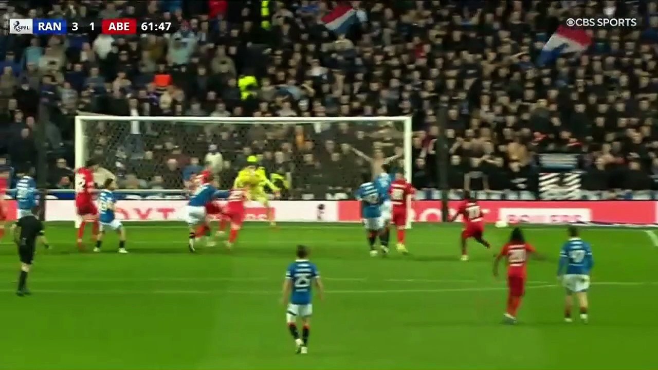 Rangers Vs Aberdeen 2 half