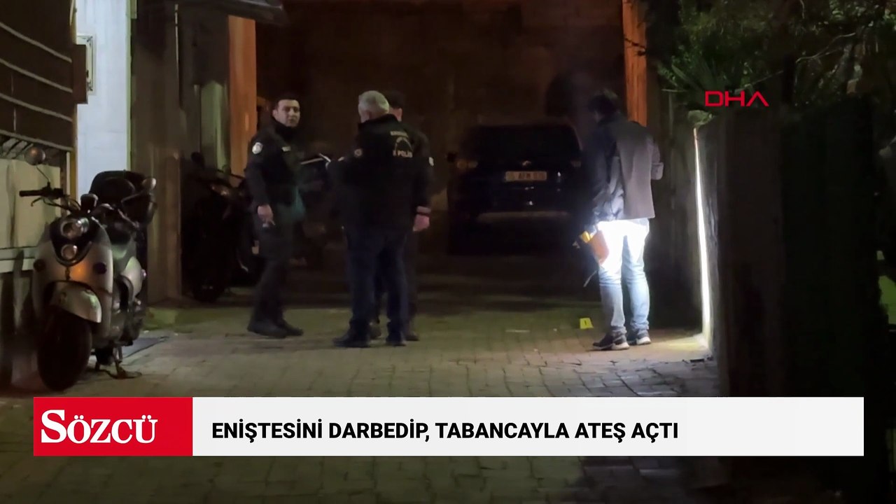 Eniştesini darbedip, tabancayla ateş açan şüpheli gözaltına alındı