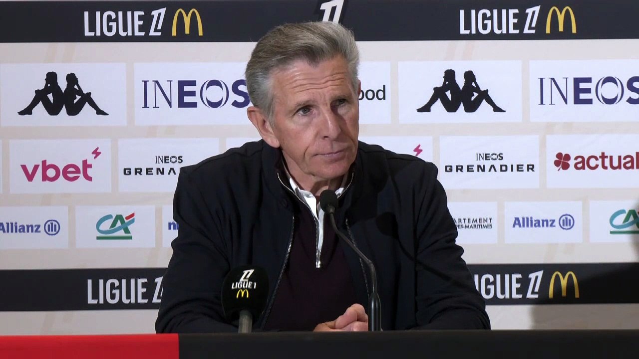 L'entraîneur de Nice Claude Puel en colère après le penalty accordé au PSG : « On est outrés » - Foot - Ligue 1 - Nice