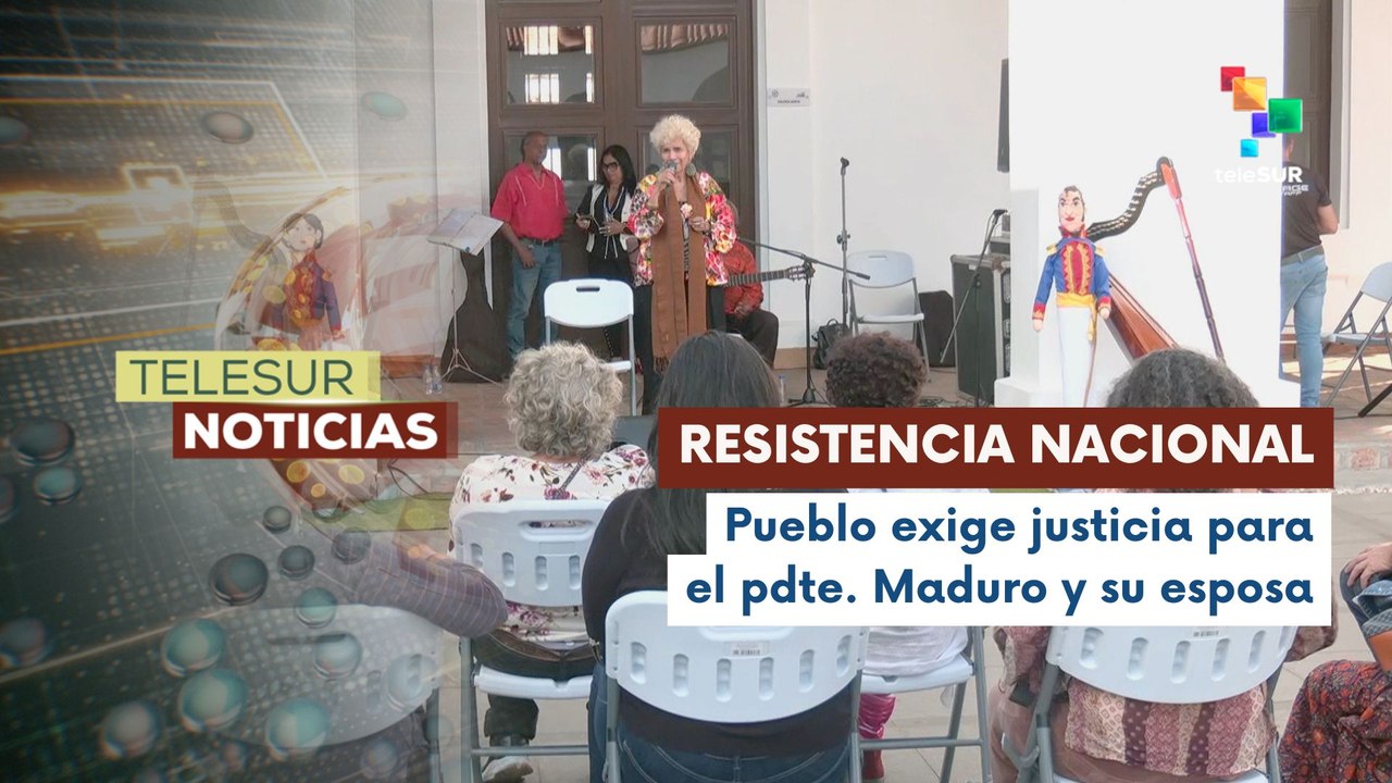 Artistas en Venezuela exigen con su canto liberación del pdte. Maduro y su esposa Cilia Flores