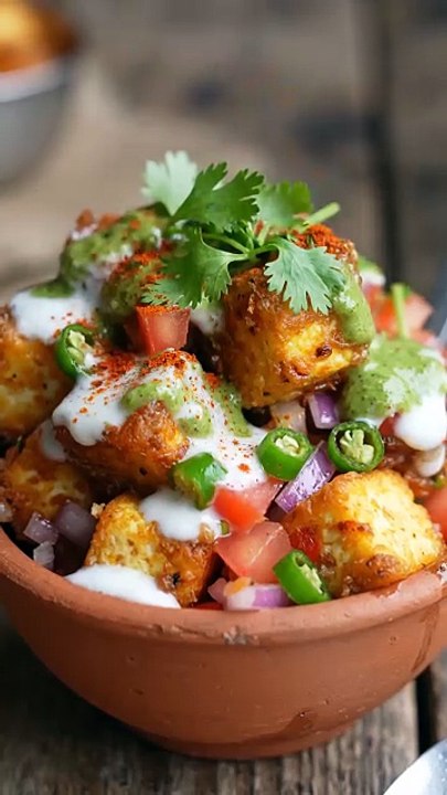 Street Style Paneer Chaat 🤤🔥 You’ll Crave This Every Day!