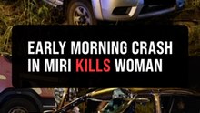 Woman killed, two others hurt in Miri crash