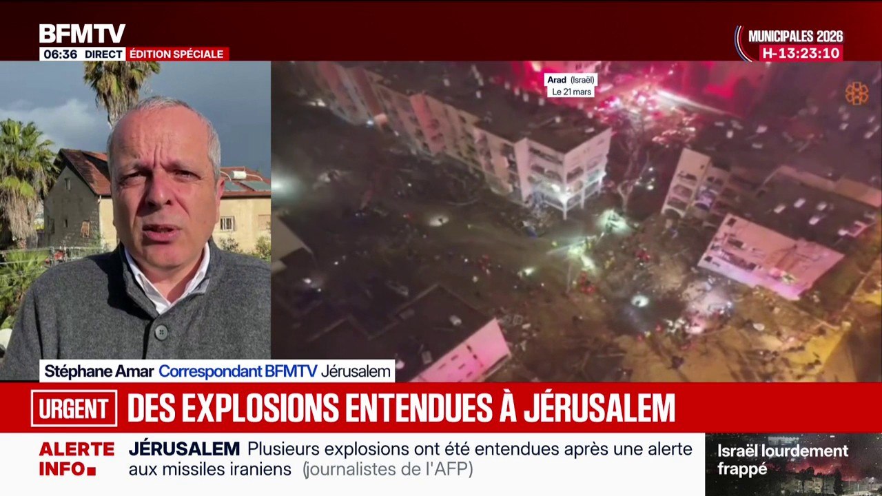 Guerre au Moyen-Orient: des explosions entendues depuis Jérusalem après une alerte aux missiles iraniens