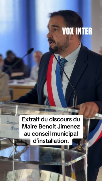 Discours de Benoit Jimenez
