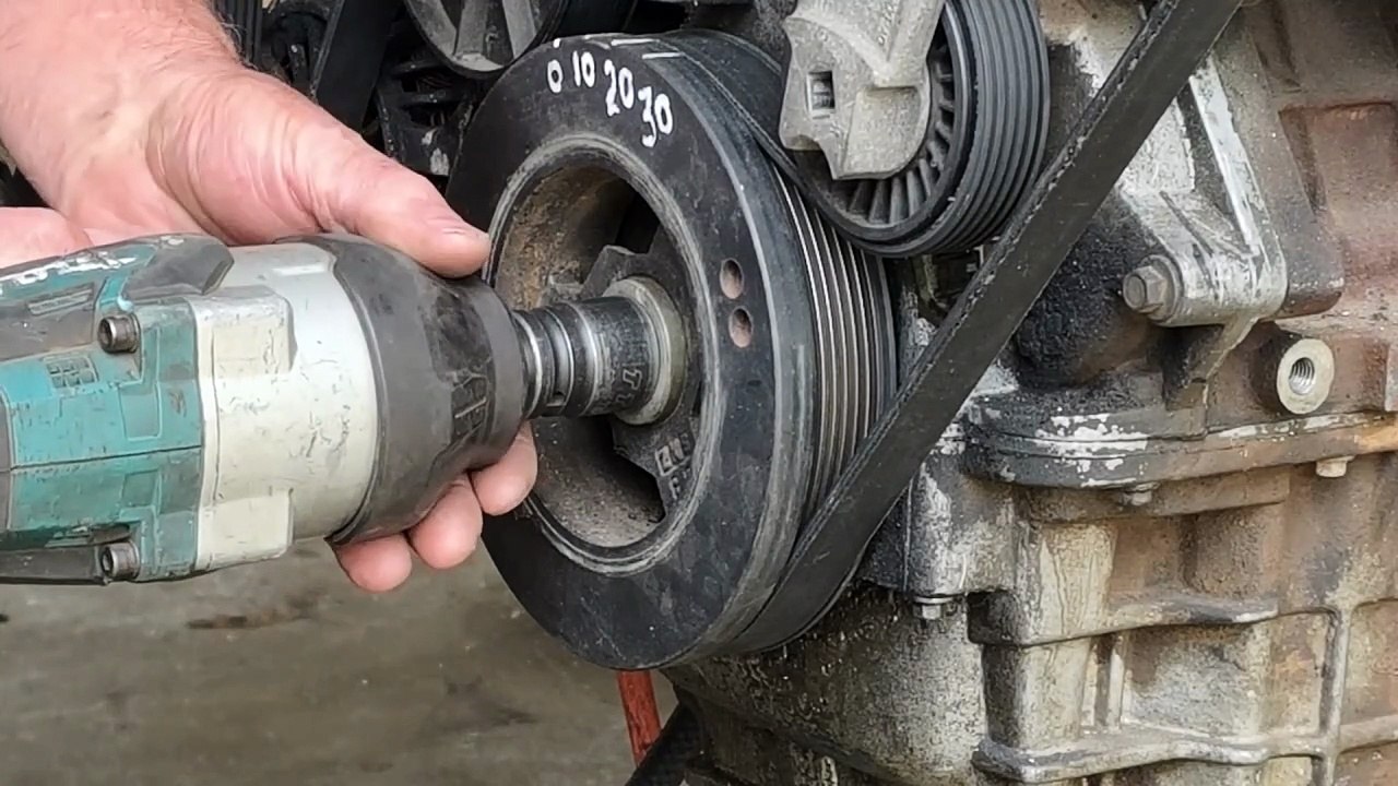 2. Fit drive pulley