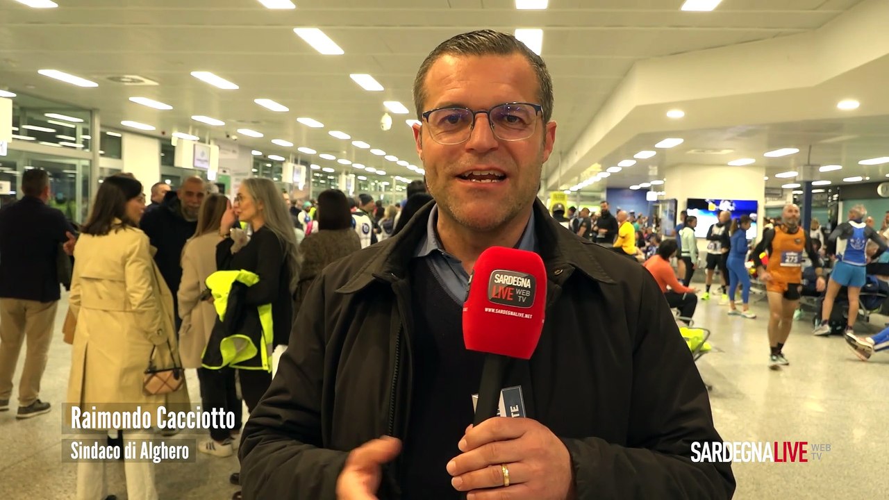 Una notte da ricordare: corsa sulla pista dell?aeroporto di Alghero
