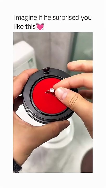 This ring box really said wait for the surprise 💍✨ #ringbox #proposalideas #surprisegift #uniquegift