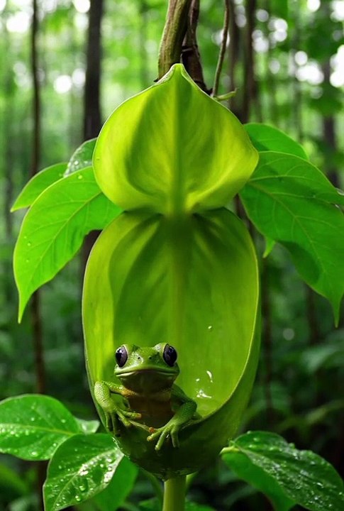 Carnivorous Pitcher Plant Eating Insects