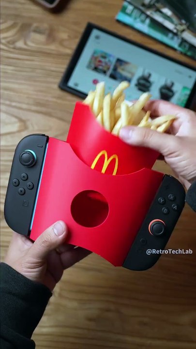 Fries and Gaming at the Same Time