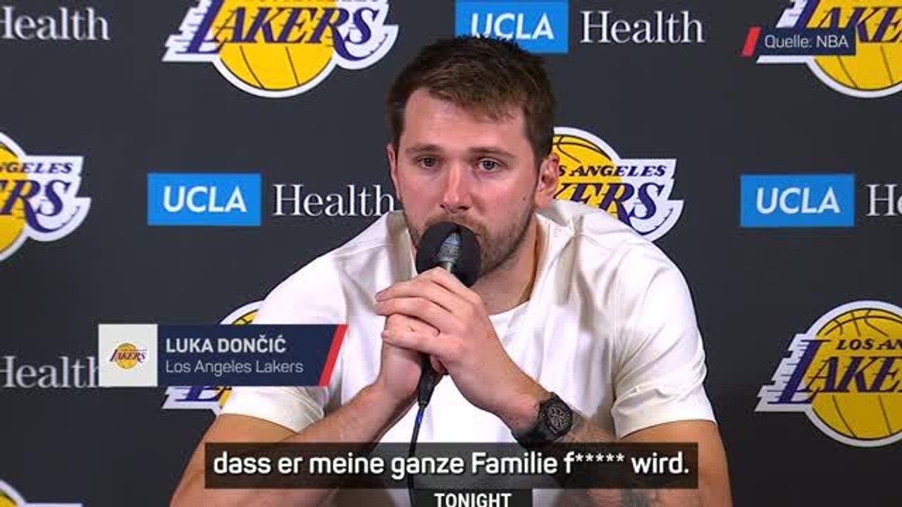 Doncic erklärt Ausraster: "Hat meine Familie beleidigt"